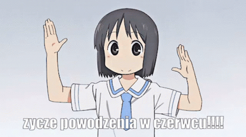 Dziewczynki życzą powodzenia w czerwcu